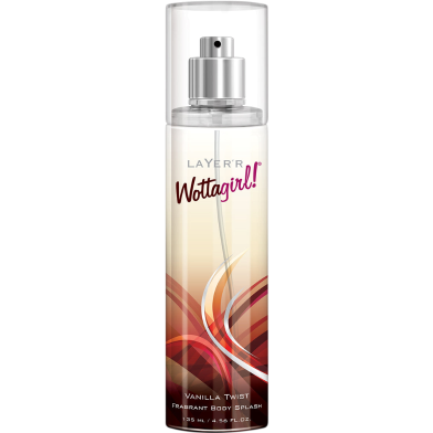 Layer'r Wottagirl Vanilla Twist Body Splash For Women Long Lasting - 135ml