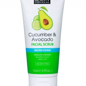 Beauty Formulas Cucumber & Avocado Refreshing Facial Scrub - 150ml