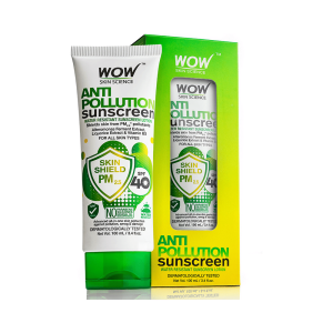 WOW Skin Science Anti Pollution Sunscreen SPF 40 Lotion 100 ml
