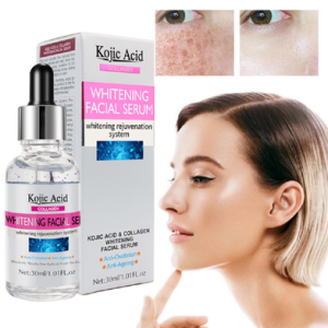 Collagen Kojic Acid Whitening Face Serum Facial Skin Care Anti Aging Wrinkle Moisturize Brighten Liquid Easy Absorbed Non Greasy-30ml
