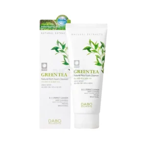 Dabo Green Tea Natural Rich Foam Cleanser 180ml