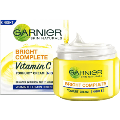 Garnier Bright C. Yoghurt Night Cream-18g