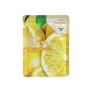 3W Clinic Fresh Lemon Sheet Mask Size: 23ml