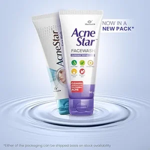Mankind Acne Star Face Wash 50g