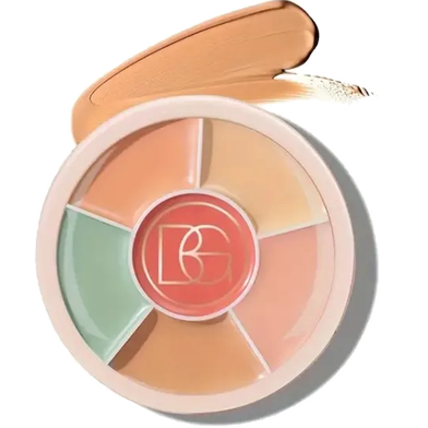 Beauty Glazed 6-Color Concealer For Spotless, Brightened Skin - Decrease Tear Gaps, Dark Circles and Even Skin Tone-402