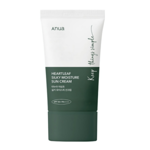 ANUA Heartleaf Silky Moisture Sun Cream SPF 50+ PA++++ 50ml