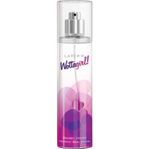 Layer'r Wottagirl Secret Crush Body Splash For Women Long Lasting - 135ml