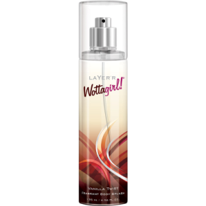 Layer'r Wottagirl Vanilla Twist Body Splash For Women Long Lasting - 135ml