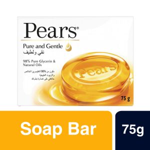 Pears Transparent Soap Amber Natural Oils Size: 75gm