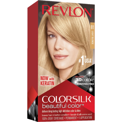 Revlon Colorsilk Beautiful 3D Hair Color 81 Light Blonde