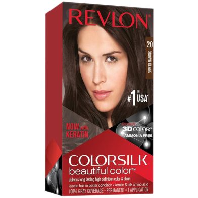 Revlon Colorsilk Brown Black Hair Color 20