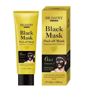 Dr.Davey 6 in 1 Vitamin E Black Mask Peel Off Mask - 120g