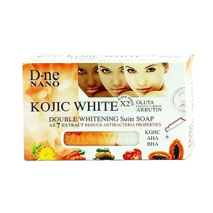 D-Ne Nano Kojic White Gluta Papaya Carrot Arbutin Soap 160gm