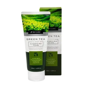3W Clinic Green Tea Clear Cleansing Foam 180ml