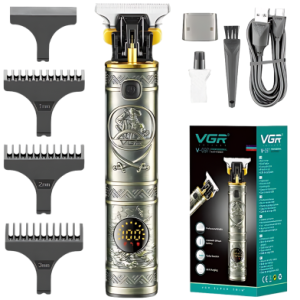 VGR V-097 Hair Clipper and Beard Trimmer with Digital Display for Men