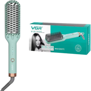 VGR V-592 Hair Straightener Hot Comb and Brush for Women