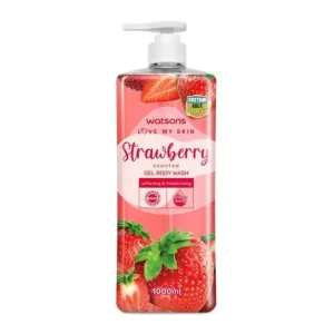 Watsons Love My Skin Strawberry Gel Body Wash 1000ml | Malaysia