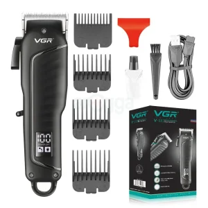 VGR V-683 Professional Hair Clipper with LED Display for Men