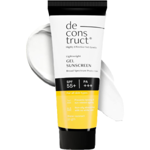 Deconstruct Lightweight Sunscreen Gel SPF 55Plus PA Plus Plus Plus - 50 gm