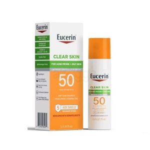 Eucerin Clear Skin SPF 50 Sunscreen for Acne and oily Skin 75ml