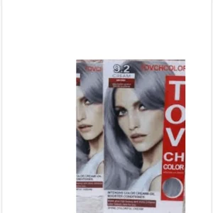 Tovchcolor Intensive Color Creme-Oil Booster Conditioner Shine Colorful Cream 9.2 Ash Gray 160ml