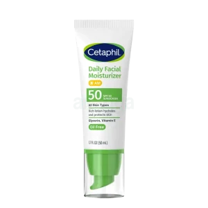 Cetaphil Daily AM Facial Moisturizer Sunscreen with SPF 50 for All Skin Type 50ml