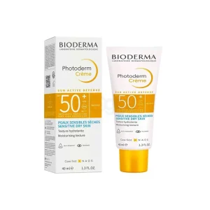 Bioderma Photoderm Creme Invisible Sun Active Defense SPF 50+ for Sensitive Dry Skin