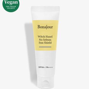 BONAJOUR Witch Hazel No Sebum Sun Shield 40ml (Physical Sunblock, SPF50+/PA++++)