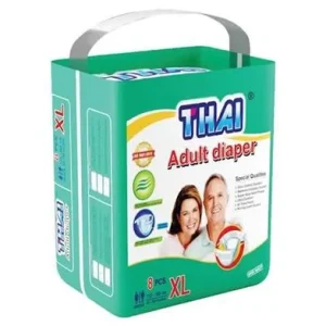 Thai Adult Belt System Diaper, Size-XL, 8pcs