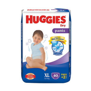 Huggies Dry XL Pant Diaper 12-17Kg - 42 Pcs
