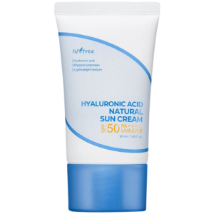 ISNTREE Hyaluronic Acid Natural Suncream SPF50 PA Plus Plus Plus Plus 50ml