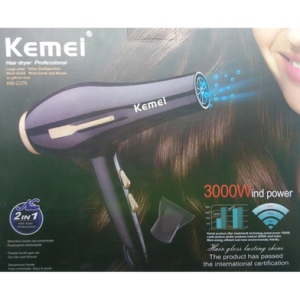 Kemei 2 in 1 Hair Dryer Professional - KM-2376