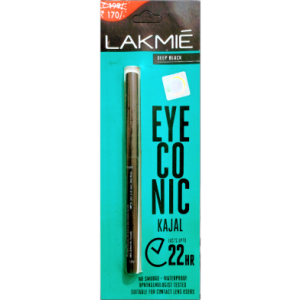 Lakmé Eyeconic Kajal Deep Black 22 hr Indian