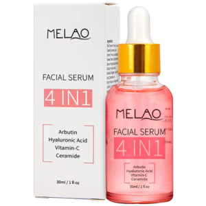MELAO Whitening Lightening Hydra Nourishing 4 in 1 Serum Niacinamide Hyaluronic Acid Vitamin C Vitamin E Facial Skin Serum-30ml