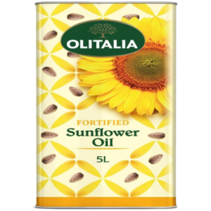 Olitalia Sunflower Oil Tin - 5 Ltr