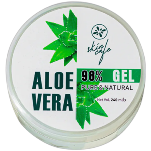 Skin cafe Aloe Vera Gel 100percent Pure And Natural Aloe Vera Gel 98percent