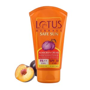 Lotus Herbals Safe Sun Block Cream Spf 30 Size: 100gm